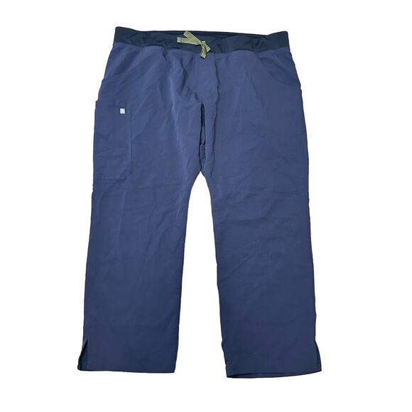 Kade Cargo Scrub Pants in Quiet Navy - Picture 1 of 4